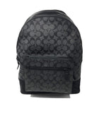 COACH F36137 WEST BACKPACK IN SIGNATURE CANVAS BLACK