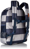 Herschel Kids' Heritage Youth XL Children's Backpack, Border Stripe/Tan Synthetic Leather, One Size - backpacks4less.com