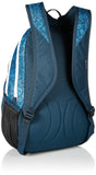 Hurley Men's Honor Roll Printed Backpack, Photo Blue/Midnight Teal/White, One Size - backpacks4less.com