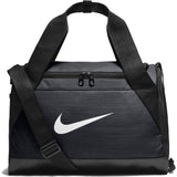 NIKE Brasilia Training Duffel Bag, Black/Black/White, X-Small - backpacks4less.com