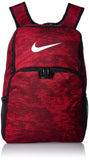 NIKE Brasilia XLarge Backpack 9.0 All Over Print, Team Red/Habanero Red/White, Misc