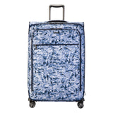 Ricardo Beverly Hills Seahaven 2.0 Softside Expandable Luggage with 4 Spinner Wheels, Water-Resistant Polyester, Exclusive Packing Cube Included, Men and Women, Snow Leopard, Large Check-in 29-Inch