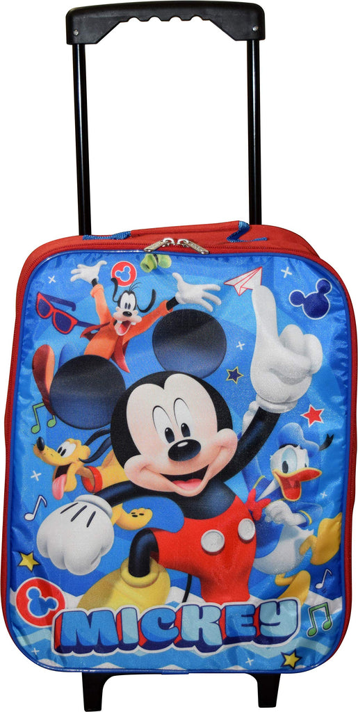 Disney Junior Mickey And The Roadster Racers 15" Collapsible Wheeled Pilot Case - Rolling Luggage - backpacks4less.com