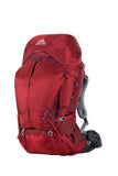 Gregory Mountain Products Deva 60 Liter Women's Backpack, Ruby Red, Extra Small