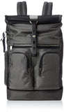 Tumi Men's Alpha Bravo London Roll Top Backpack, Grey/Embossed, One Size