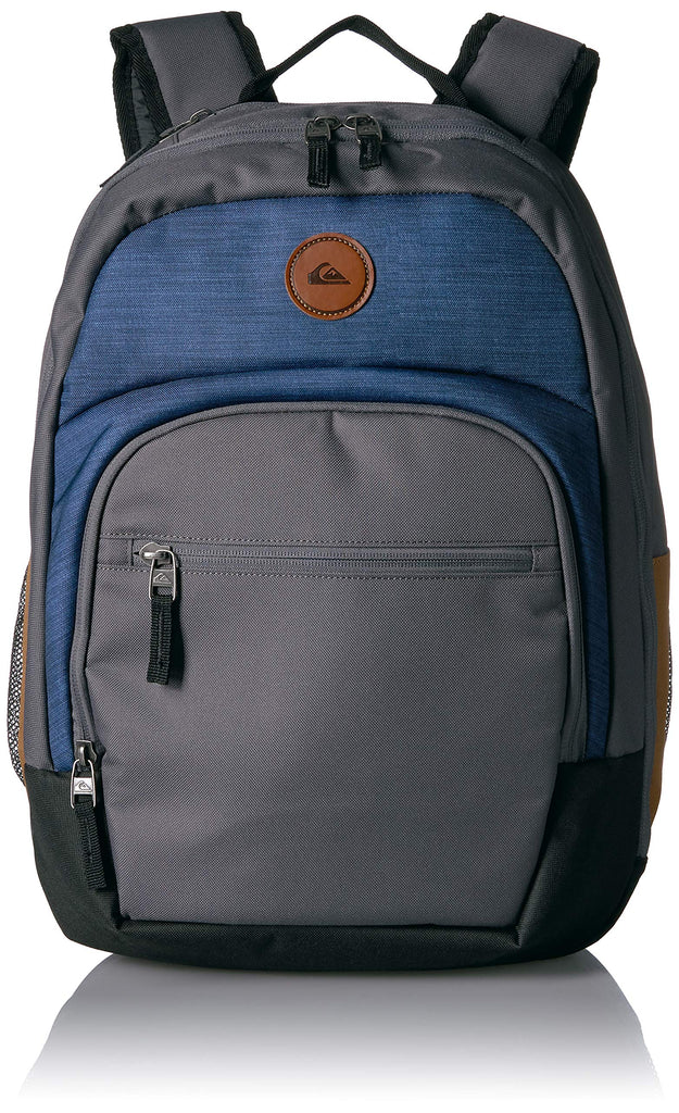 Quiksilver Men's SCHOOLIE Cooler II Backpack, f jord blue heather, 1SZ - backpacks4less.com