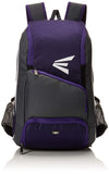 EASTON GAME READY Bat & Equipment Backpack Bag | Baseball Softball | 2020 | Purple | 2 Bat Pockets | Vented Main Compartment | Vented Shoe Pocket | Zippered Valuables Pocket | Fence Hook