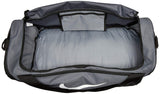 Nike Brasilia Training Medium Duffle Bag, Durable Nike Duffle Bag for Women & Men with Adjustable Strap, Flint Grey/Black/White - backpacks4less.com