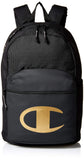 Champion Men's SuperCize Backpack, Black/Gold, One Size
