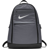 Nike Brasilia Training Backpack, Extra Large Backpack Built for Secure Storage with a Durable Design, Flint Grey/Black/White