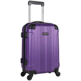 Kenneth Cole Reaction Out Of Bounds 20-Inch Carry-On Lightweight Durable Hardshell 4-Wheel Spinner Purple Luggage
