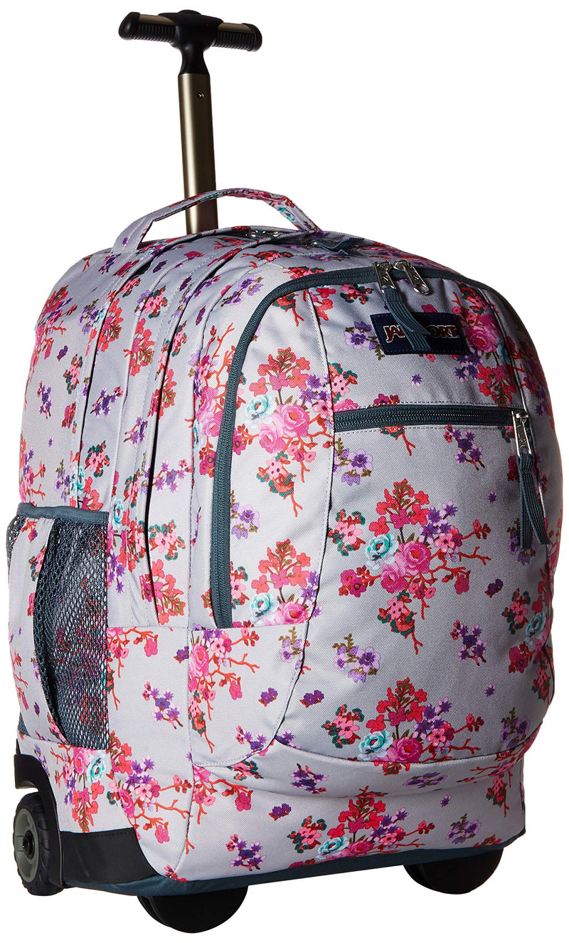 JanSport Driver 8 Core Series Wheeled Backpack, Primavera Fields - backpacks4less.com