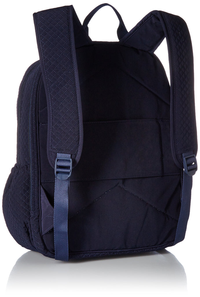 Vera Bradley Iconic Campus Microfiber, Classic Navy - backpacks4less.com