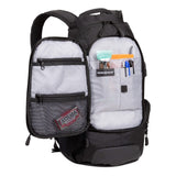 SWISSGEAR Compact Organizer Backpack | Narrow Profile Daypack| Men's and Women's - Black - backpacks4less.com