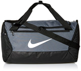 NIKE Brasilia Small Duffel - 9.0, Flint Grey/Black/White, Misc