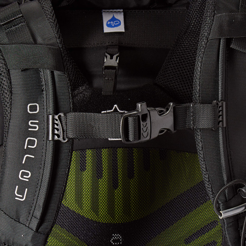 Osprey Packs Kestrel 48 Backpack, Black, Medium/Large - backpacks4less.com