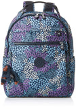 Kipling womens Micah Medium Laptop Backpack, Padded, Adjustable Backpack Straps, dotted bouquet, One Size
