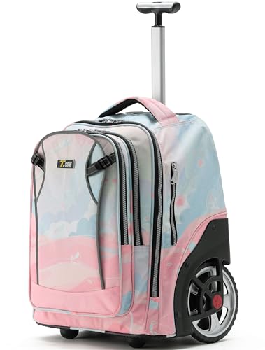 Tilami 20-Inch Rolling Backpacks for Teens & Adults