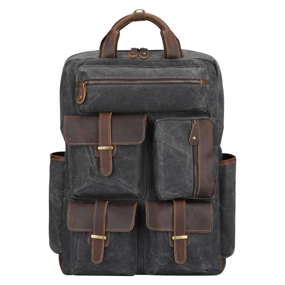 Unleash the Durability and Style of Crazy Horse Leather Backpacks