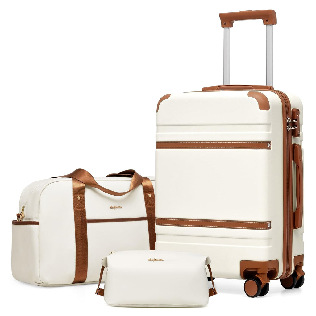 Merax 3 Piece ABS and PC Expandable Luggage Set Guide