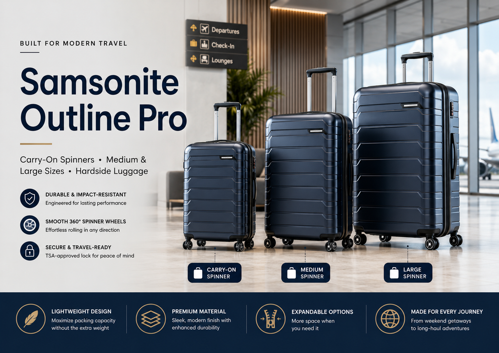 Samsonite Outline Pro Carry-On vs Large Spinner: Which Size Is Better?