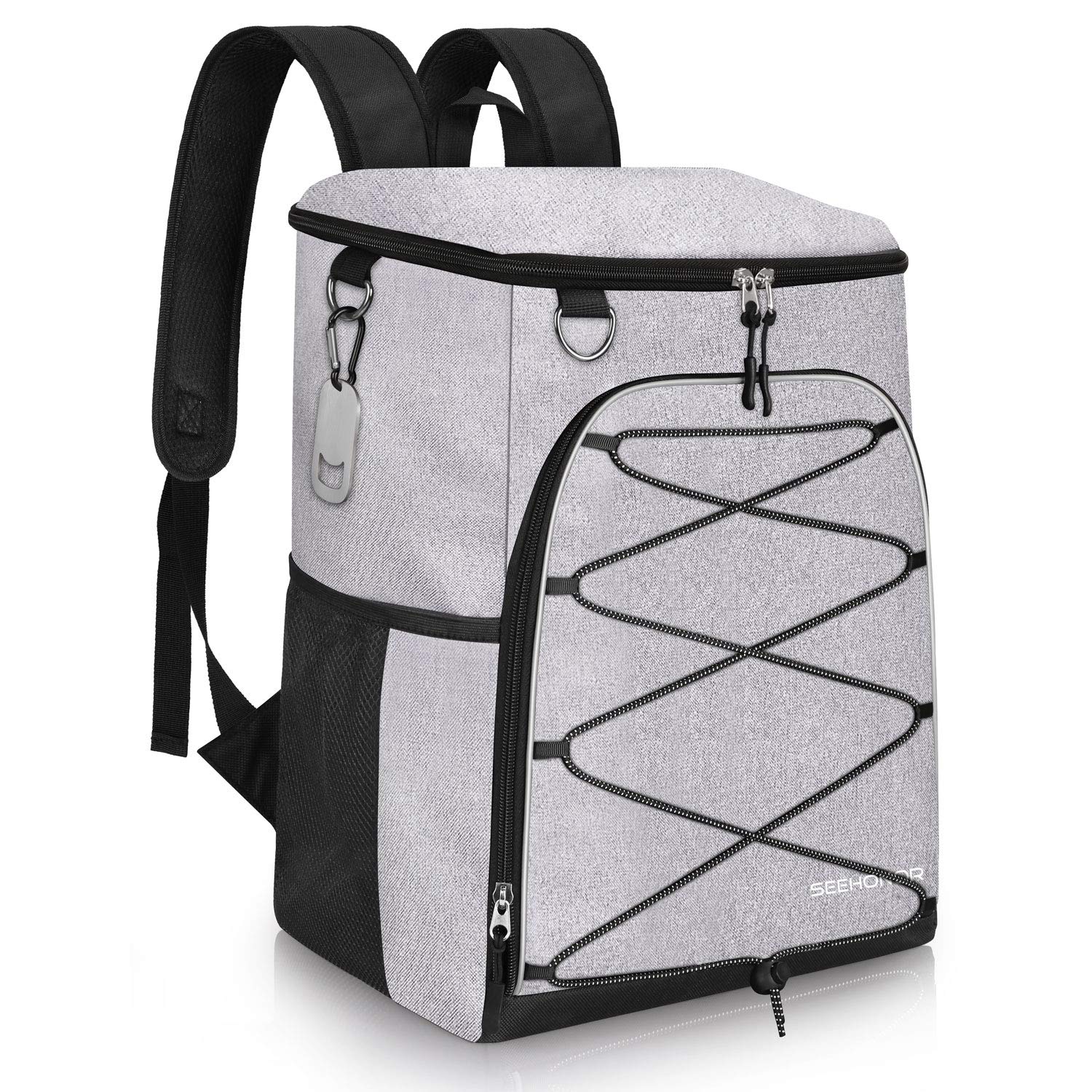 SEEHONOR insulated cooler backpack for picnics and day trips
