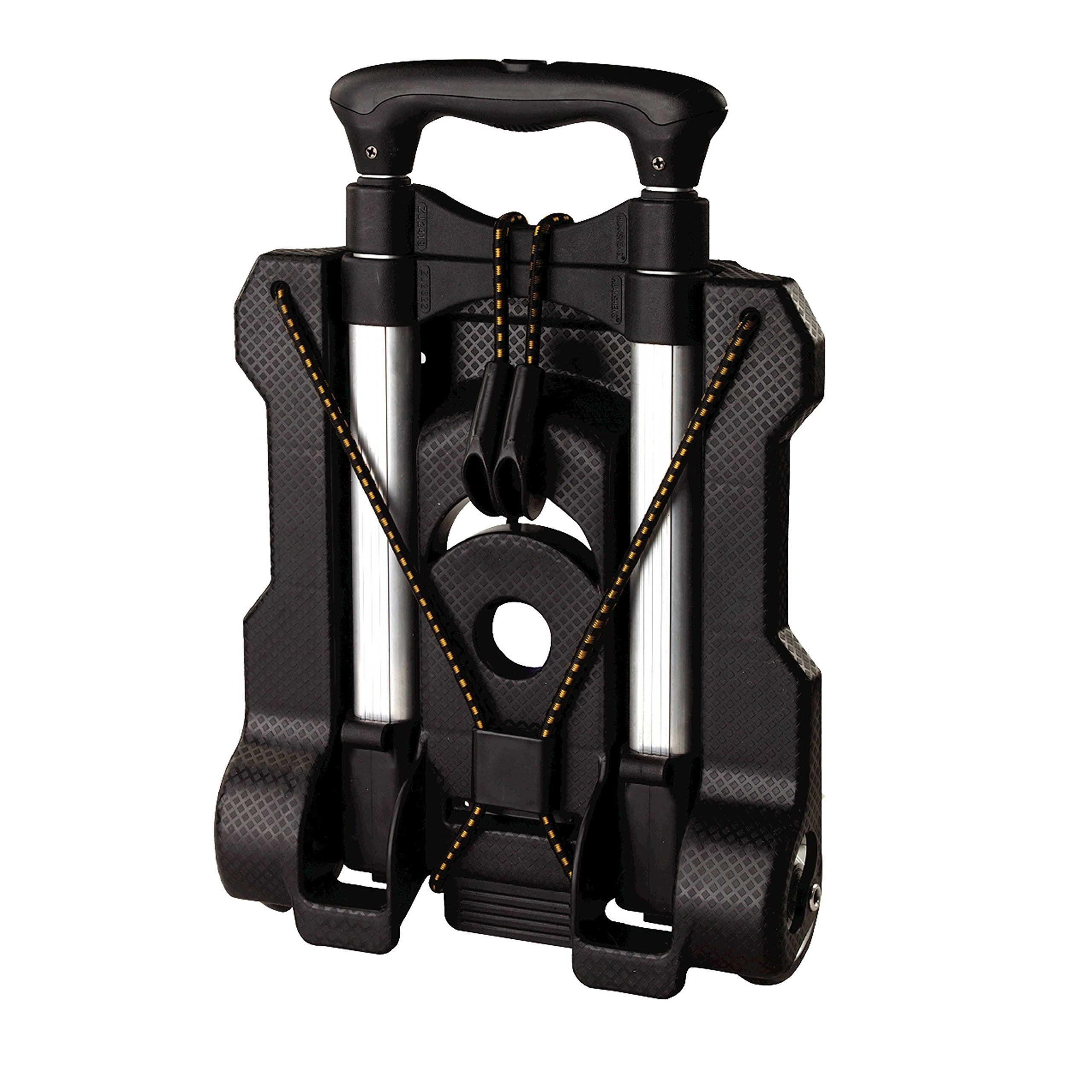 Compact folding luggage cart for suitcases and travel bags