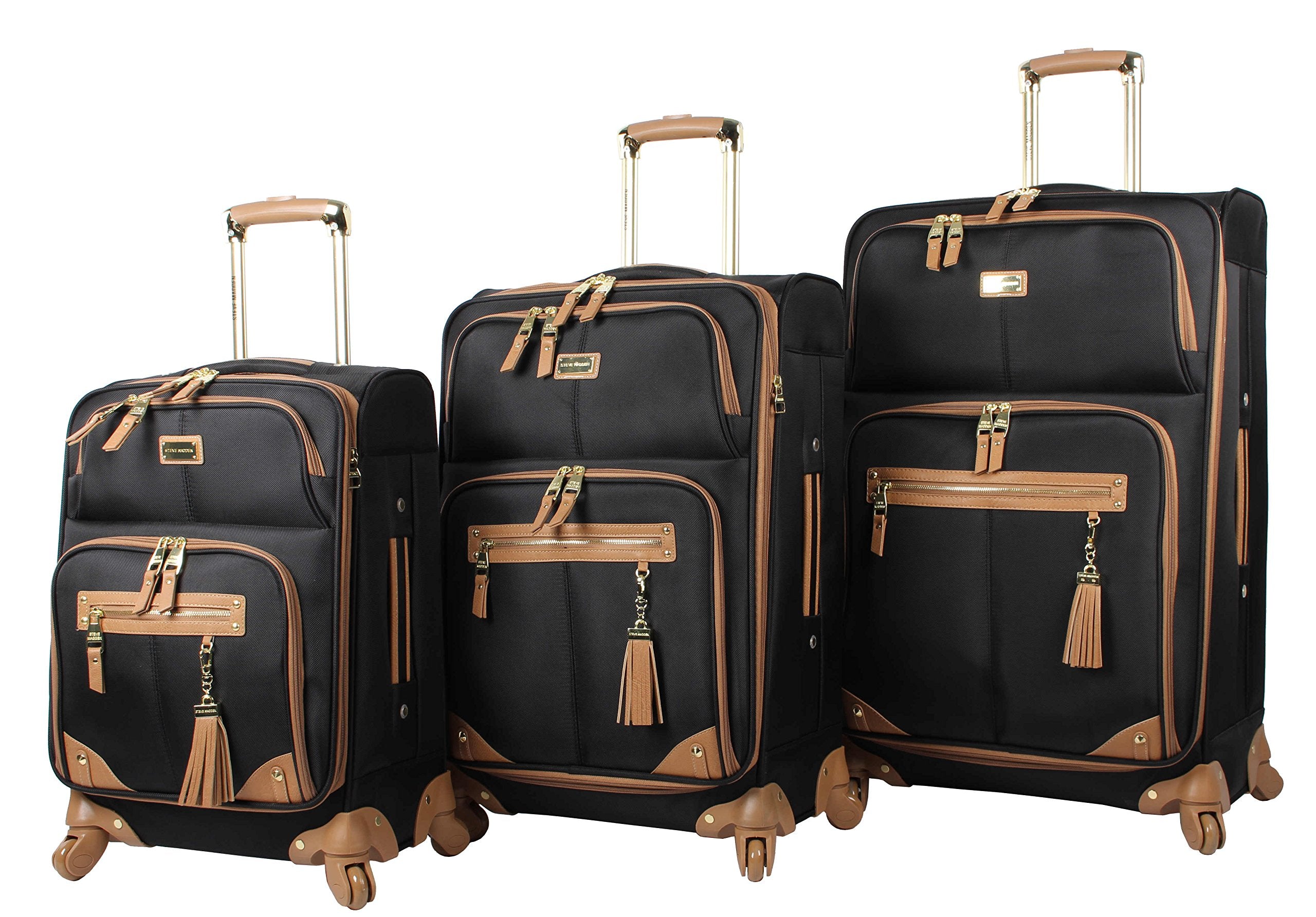 Steve Madden coordinated spinner luggage set