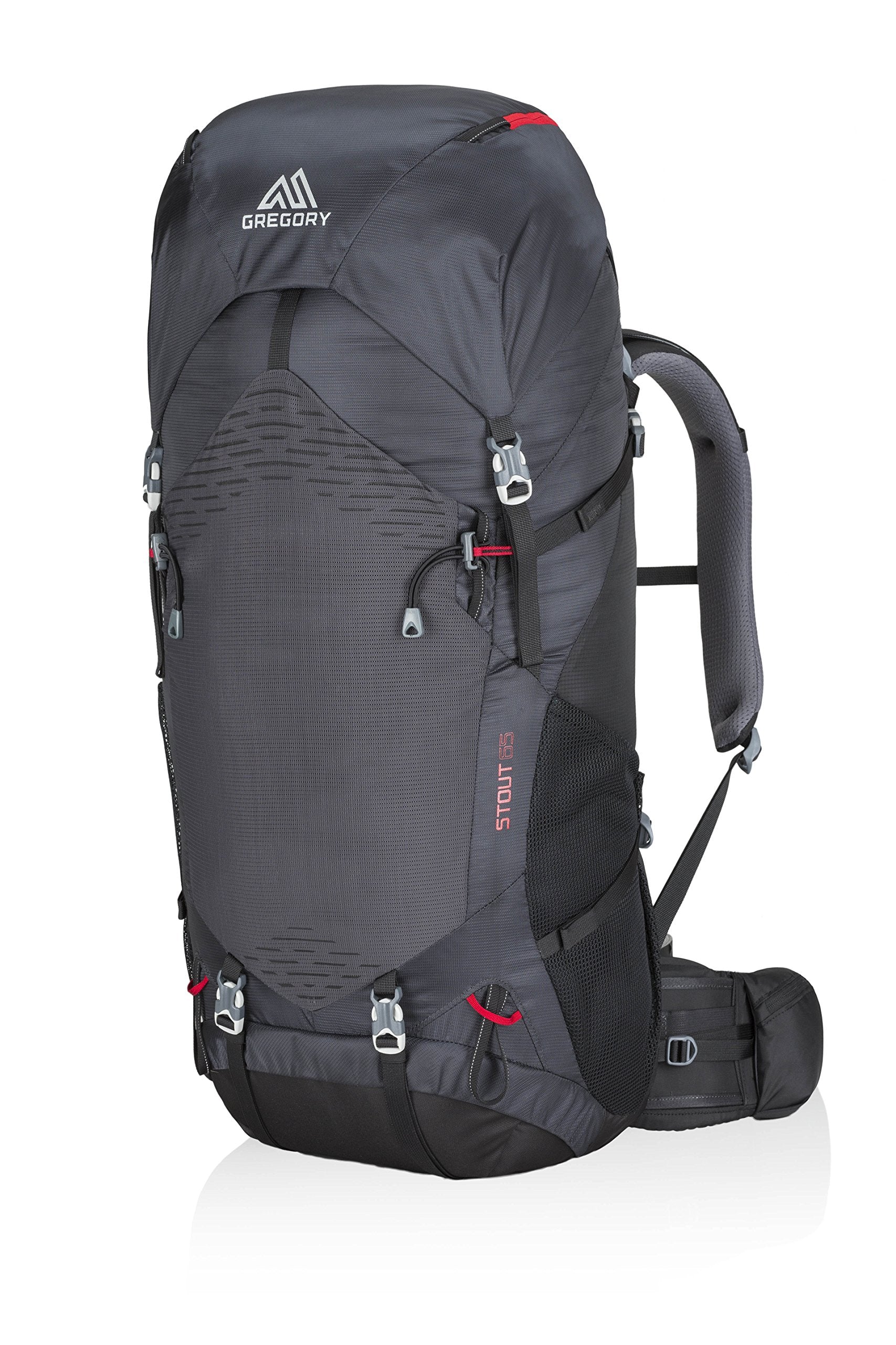 Gregory Stout 65 liter hiking backpack in coal grey