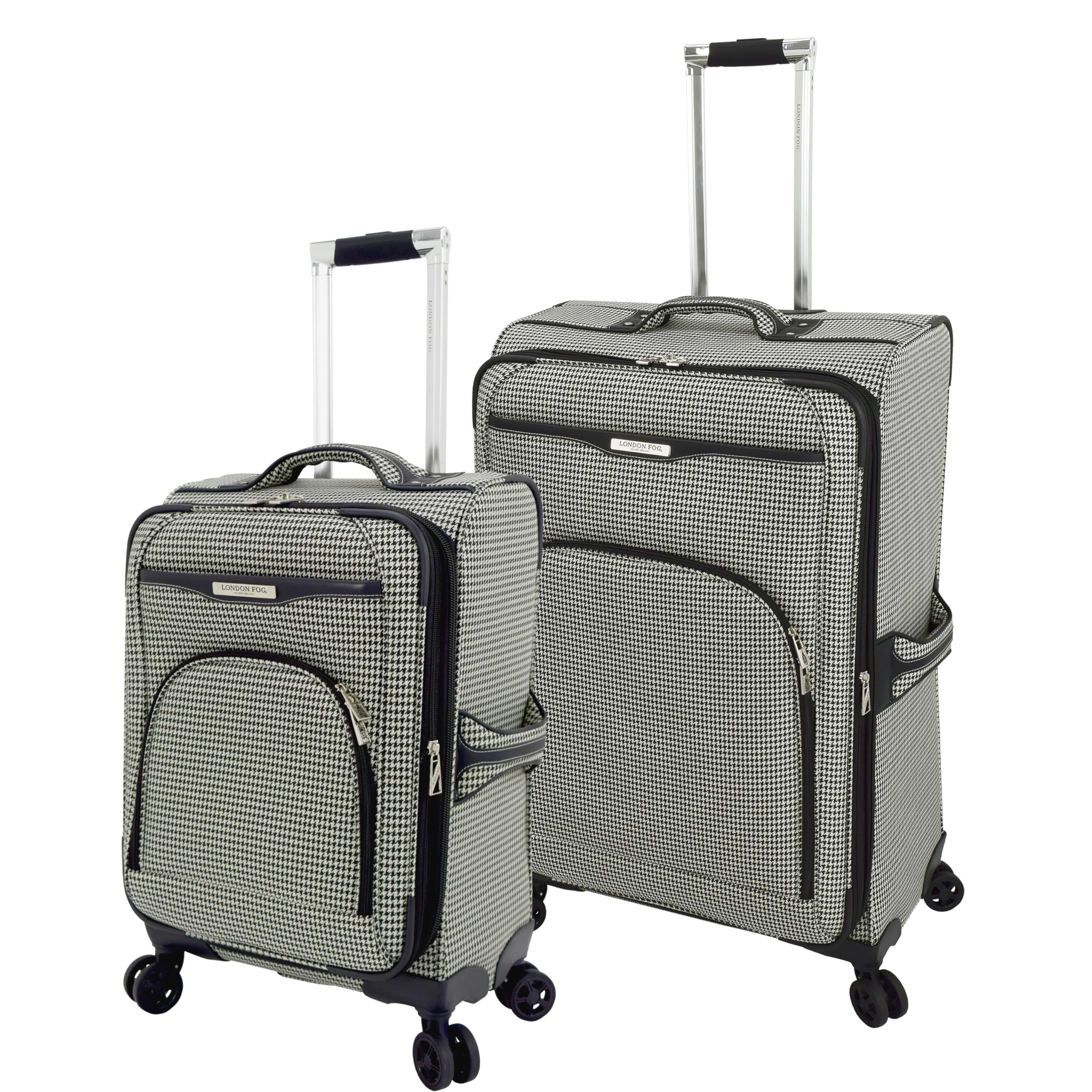 London Fog Oxford houndstooth luggage set