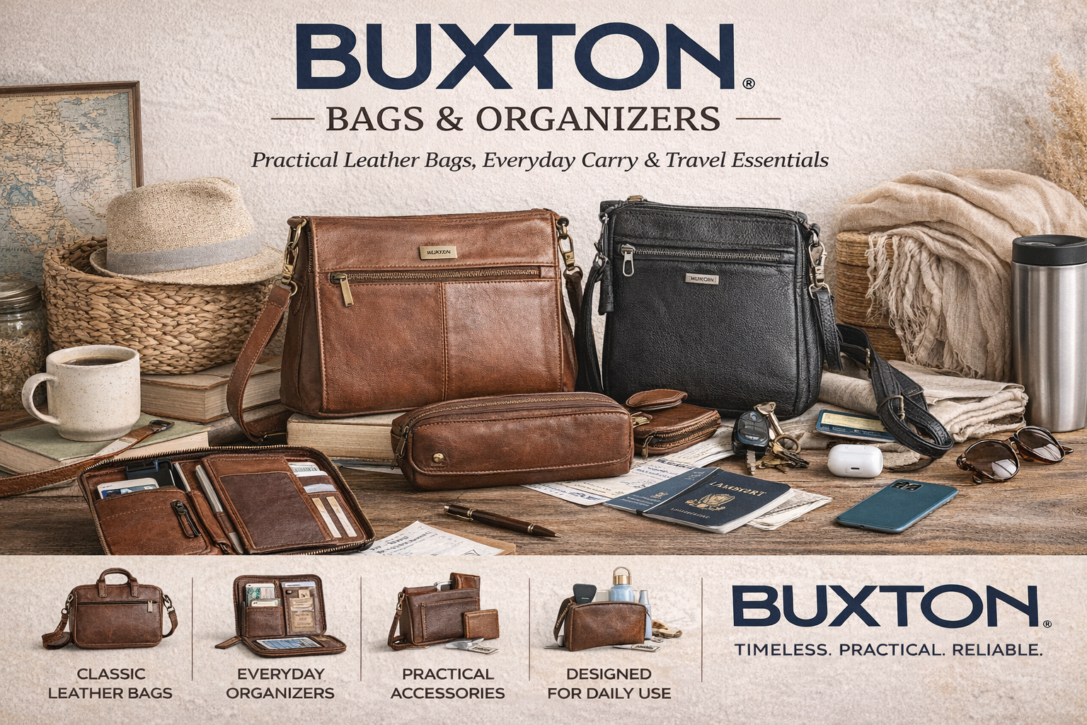 Buxton Bags and Organizers