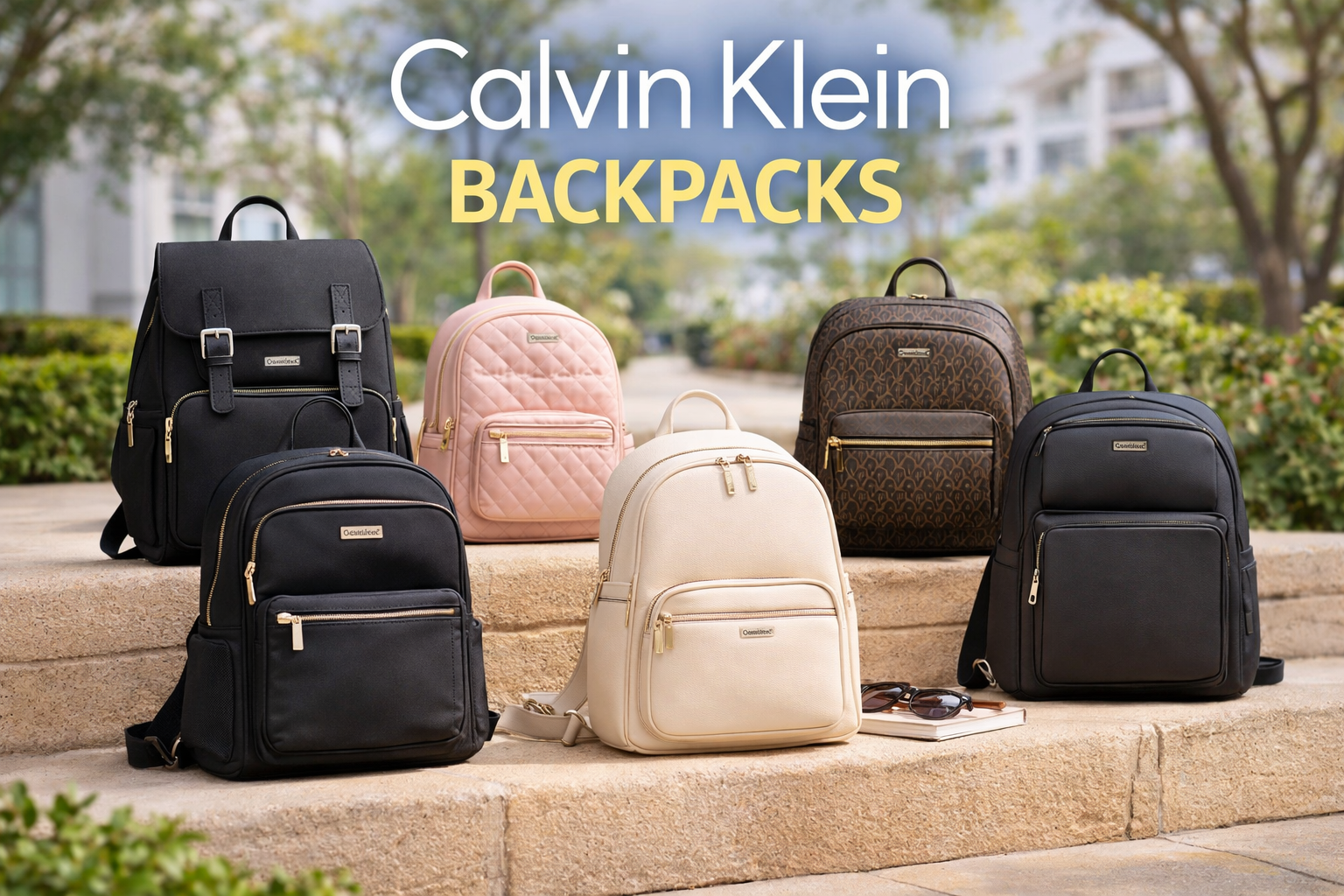 calvin kline leather backpacks Klein Zulle Organizational Backpack, Caramel, One Size Since 1968 Casual Backpack Calvin Klein Key