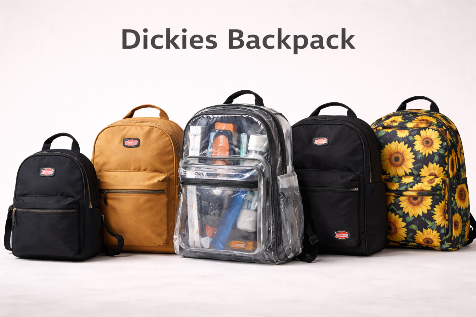 dickies mini backpack clear black Duck Canvas this backpack is perfect for everyday school use Shop Dickies Clear Student Fashion