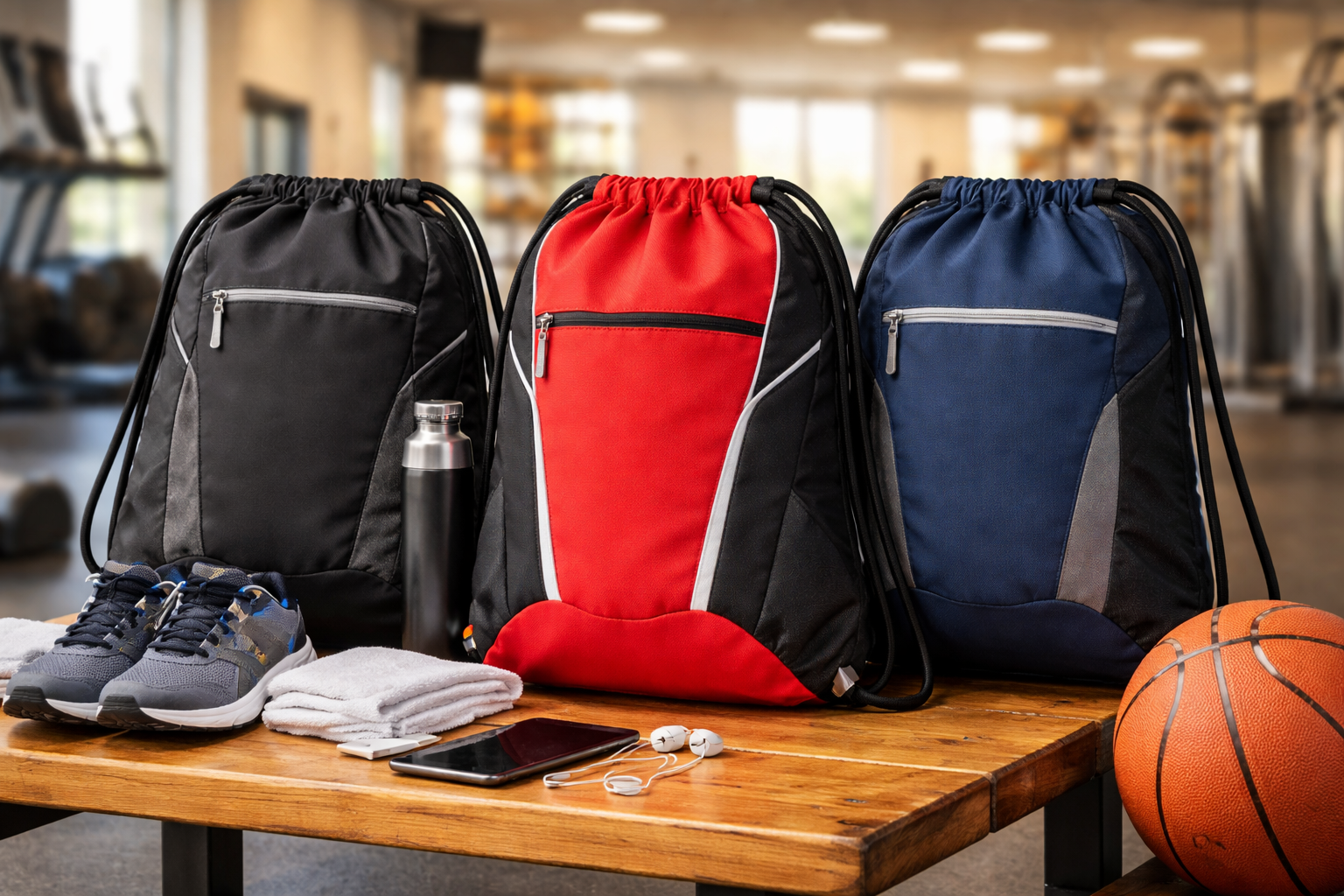 Drawstring Backpacks | Lightweight Gym & Sports Drawstring Bags