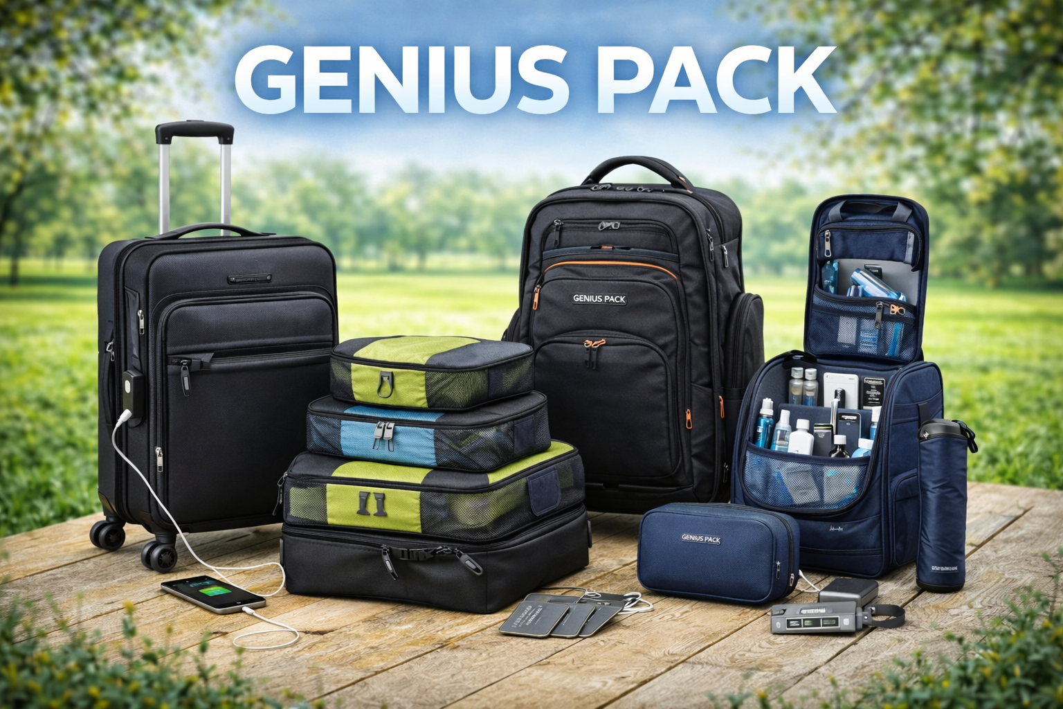 Genius Pack Luggage and Travel Gear