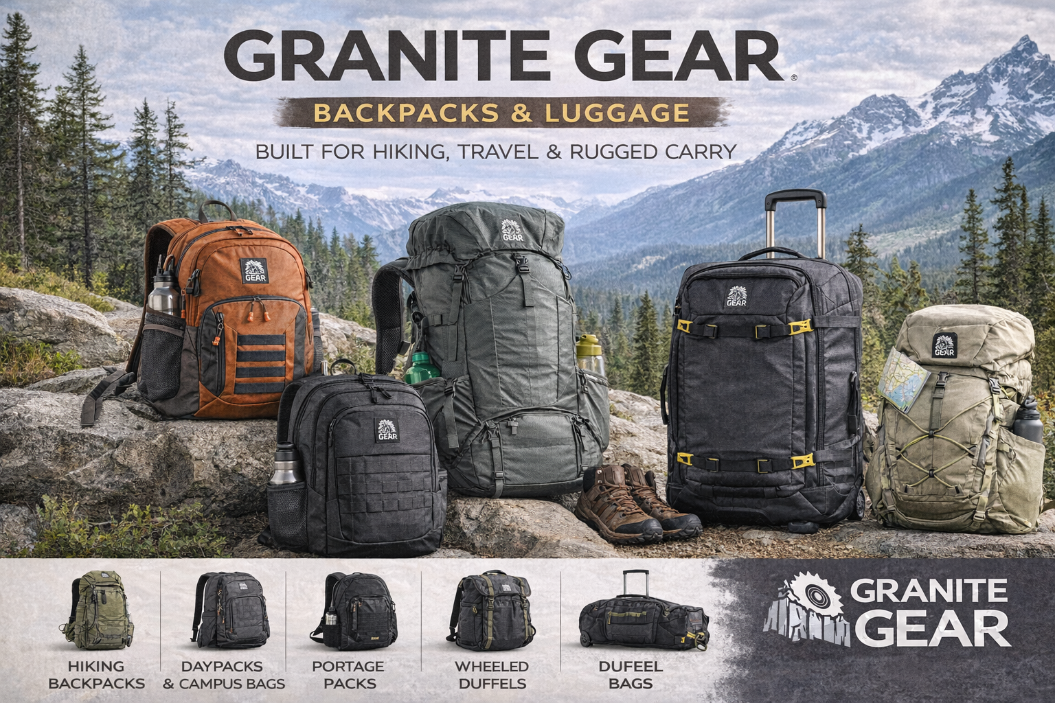 Granite Gear Backpacks and Luggage