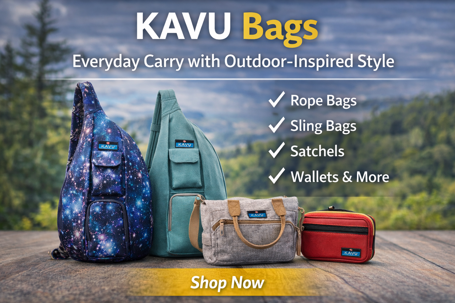 KAVU Bags