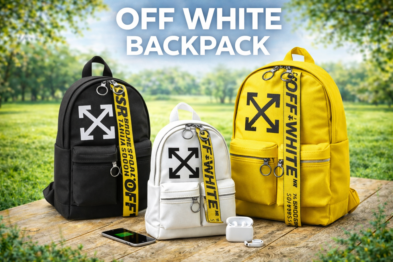 Off White Backpack