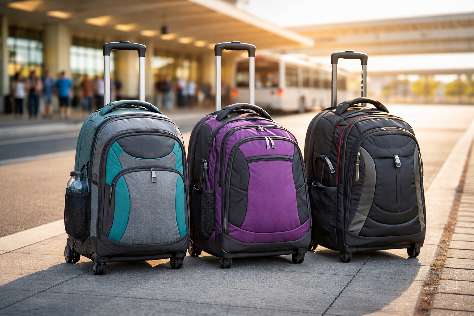 best backpack on wheels for travel Rolling ,Waterproof with Business, College Student and Commuter, Carry Backpack with Laptop Compartment, Fit 17 Inch Laptop, Wheeled Backpack for Adults : Electronics Duffel Bag Best Rolling Backpack