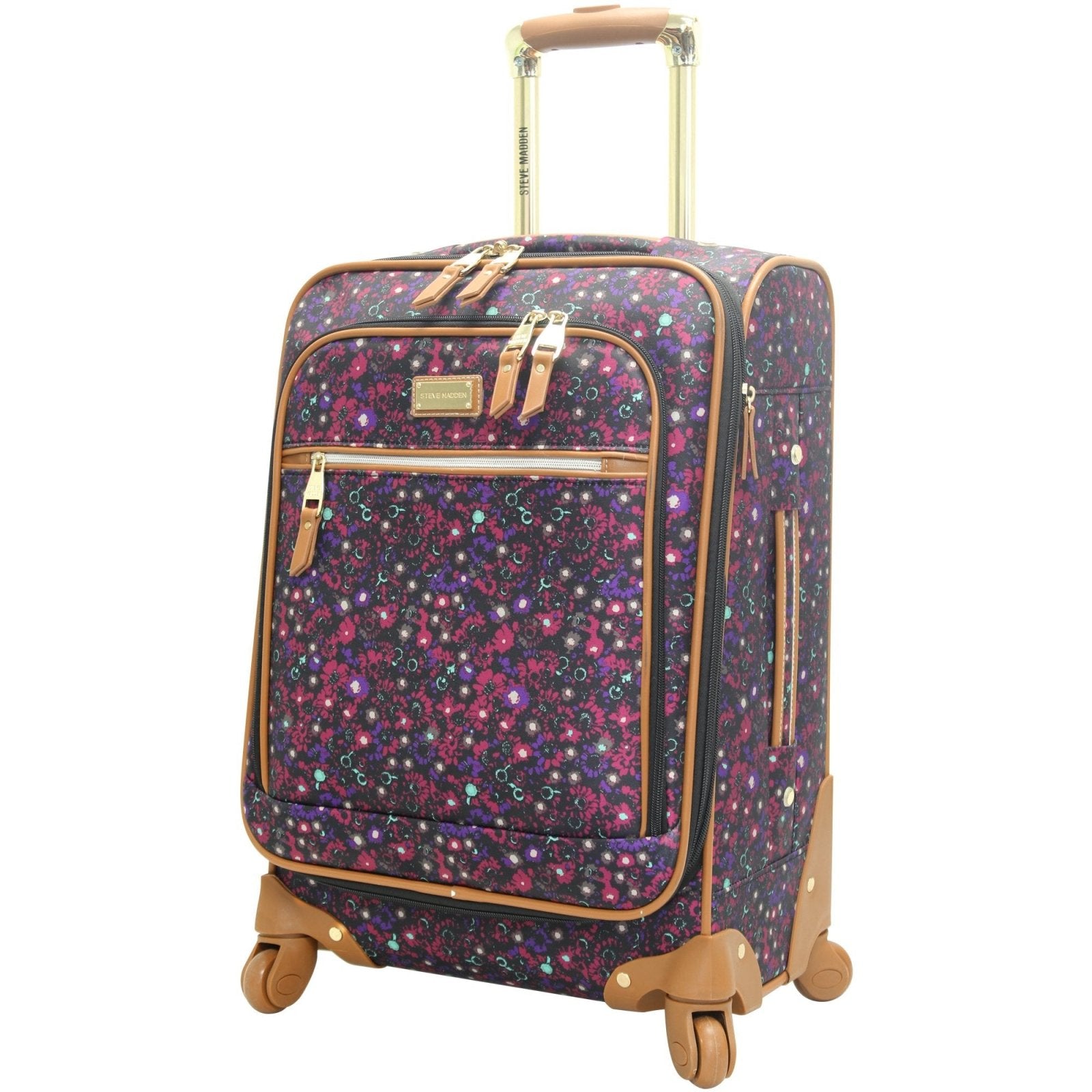 Steve Madden softside spinner luggage for stylish travel