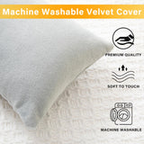 1 MIDDLE ONE 2 Pack Small Pillow, Memory Foam Mini Pillow 11 X 7 Inches for Travel, Sleeping, Nap and Neck, Knee, Lumbar Support, Tiny Cushion for Pet, Dogs (Grey)