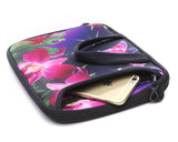 10 - Inch Laptop Shoulder Sleeve Case and Tablet Bag for most 9.7" 10" 10.1" 10.2" Ipad/Notebook/eBook/Readers (flower)