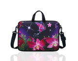 10 - Inch Laptop Shoulder Sleeve Case and Tablet Bag for most 9.7" 10" 10.1" 10.2" Ipad/Notebook/eBook/Readers (flower)