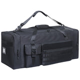 100L Sports Duffle Bag – 32" Large Gear Bag for Men & Youth, Baseball, Soccer & Track Equipment, Heavy Duty Travel Weekender & Flight Duffel with Large Side Pockets (Black)