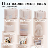 11 Set Packing Cubes for Travel,Storagebag