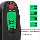 110lb 50kg Portable Luggage Scale Digital Hanging Postal Scales, 2 AAA Batteries (Not Included)