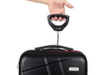 110lb 50kg Portable Luggage Scale Digital Hanging Postal Scales, 2 AAA Batteries (Not Included)