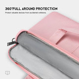 14 Inch Laptop Case Sleeve Carrying Bag for HP Chromebook/EliteBook/Stream, MacBook Air 15.3 M4, Lenovo IdeaPad Flex 5,13.5 Inch Surface Laptop 7/6, ASUS Dell Acer Samsung, Pink