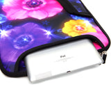 14 - Inch Laptop Shoulder Bag Sleeve Case With Handle For 13" 13.3" 14" 14.1" Netbook/Macbook Air Pro (Colourful Flower)