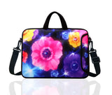 14 - Inch Laptop Shoulder Bag Sleeve Case With Handle For 13" 13.3" 14" 14.1" Netbook/Macbook Air Pro (Colourful Flower)